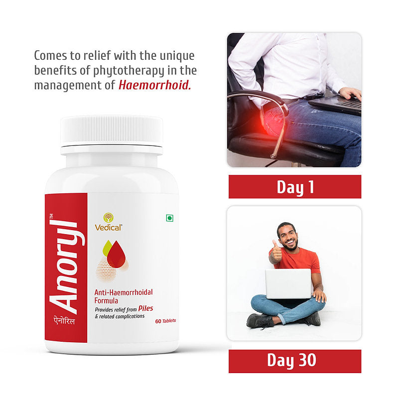 Anoryl™ -  Anti-Haemorrhoidal Tablets for Painless Piles