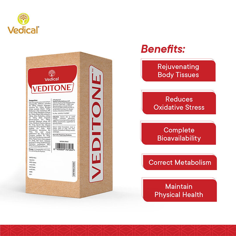 Veditone™ - Ayurvedic Multi-vitamin & Multi-mineral Syrup 200 ml