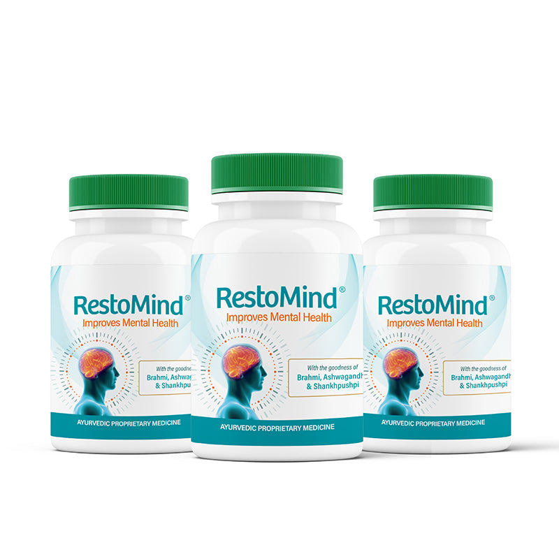 RestoMind® - Ayurvedic Tablets for Better Sleep